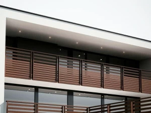 FARAONE Алюминиевый парапет с алюминиевыми полотнами Olimpia