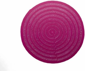 Paola Lenti Однотонный круглый коврик из шерсти Natural