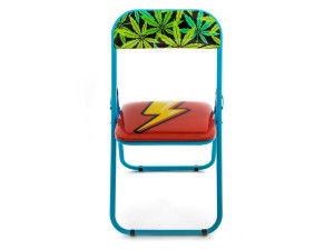 Металлический складной стул