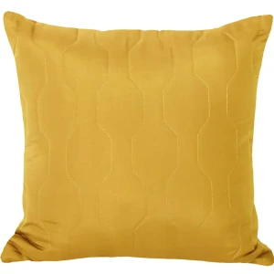 Подушка Микрофибра 50x50 см цвет желтый 82830621 STLM-2146666