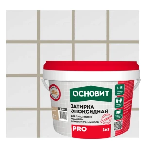 Эпоксидная затирка Основит Pro цвет дуб дымчатый 1 кг