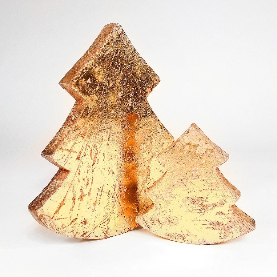Украшение новогоднее "Ель золотая" Golden tree, 15х14х2,5 см ENJOYME  253076 Золото  - Вид №1