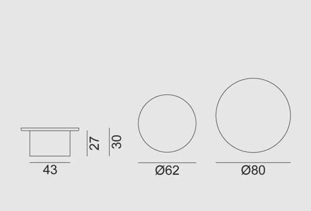 Круглый садовый столик Gervasoni Gervasoni Outdoor ARCH-00106842 - Вид №21