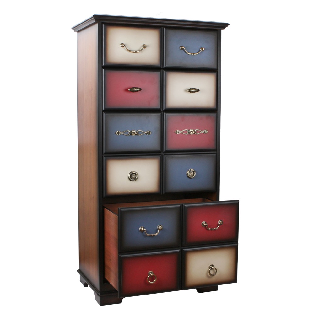 11536 Комод Пандора 5 Орех Mix BOGACHO 4627139505273 - Вид №5