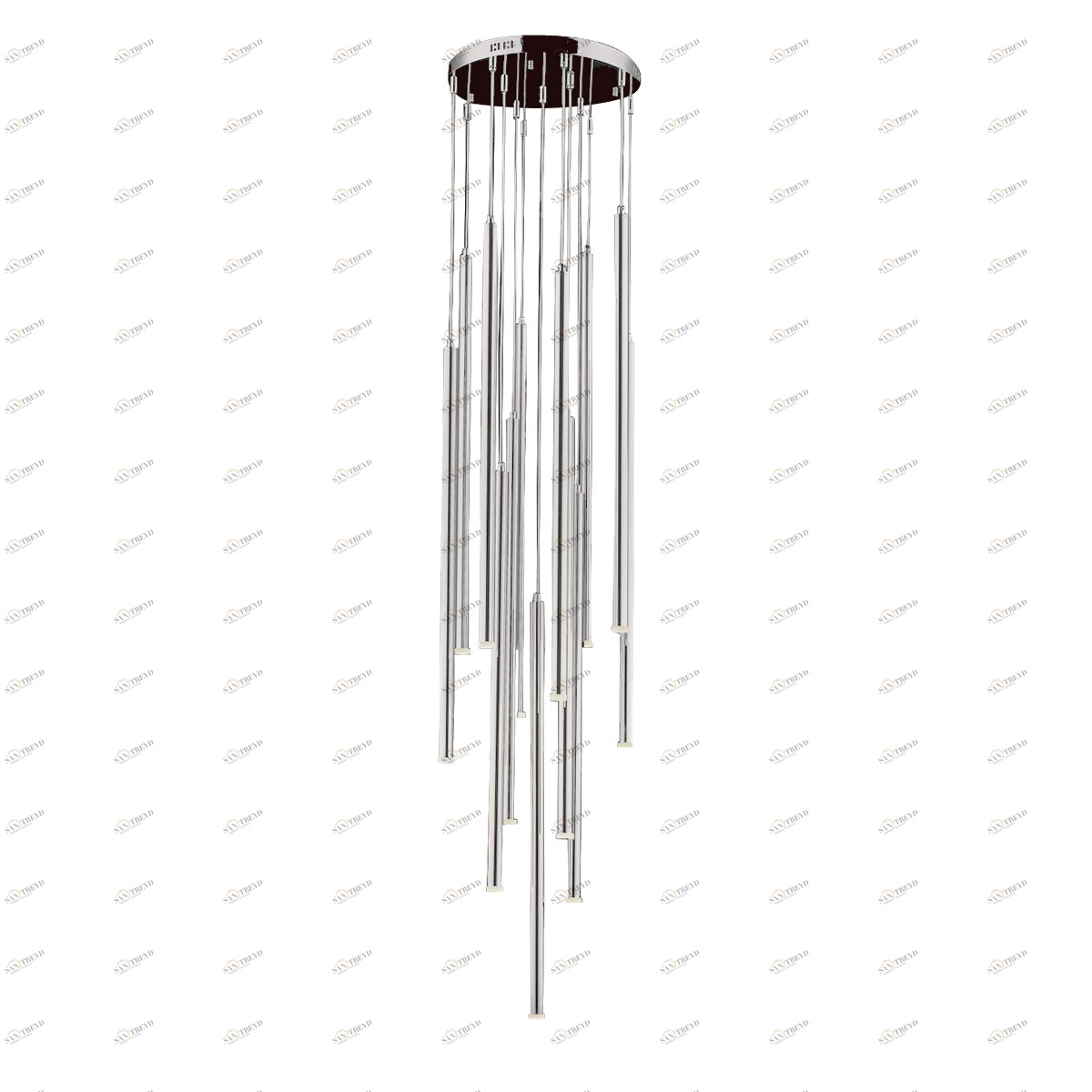 Подвесной светильник P68063-13 от Delight Collection DELIGHT COLLECTION ДИЗАЙНЕРСКИЕ 243866 Хром 