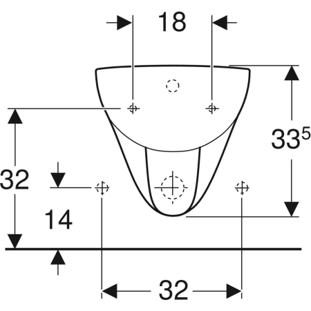 233040000 Подвесное биде Geberit Renova Geberit  - Вид №3