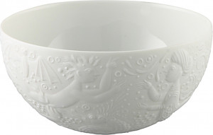 81011 Rosenthal Чаша для фруктов Rosenthal Волшебная флейта 13см, фарфор, белая Фарфор