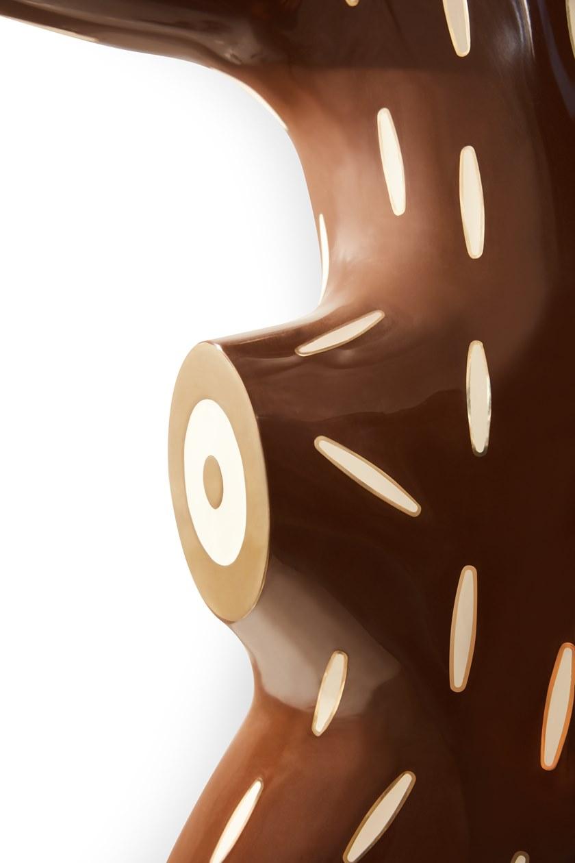 Scarlet Splendour Стул из морской смолы и латуни Forest Fr1 - Вид №3