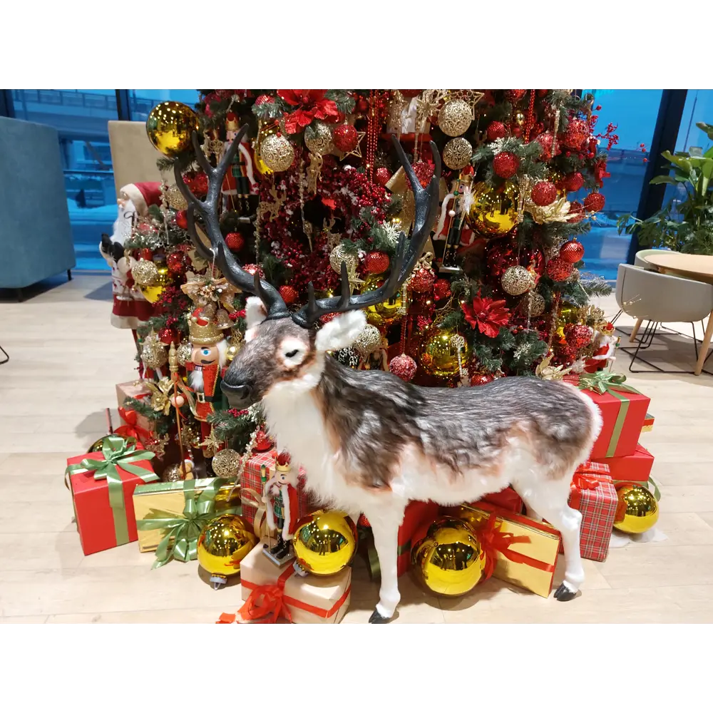 83558122 Фигурка декоративная Олень 120x55x144 см STLM-1465138 Santreyd Christmas - Вид №9