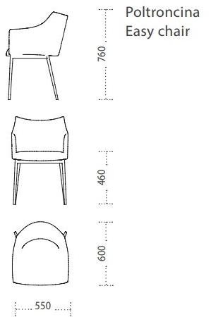 Ronda Design Мягкое бархатное кресло с подлокотниками Asana sun-id-1500872 - Вид №1