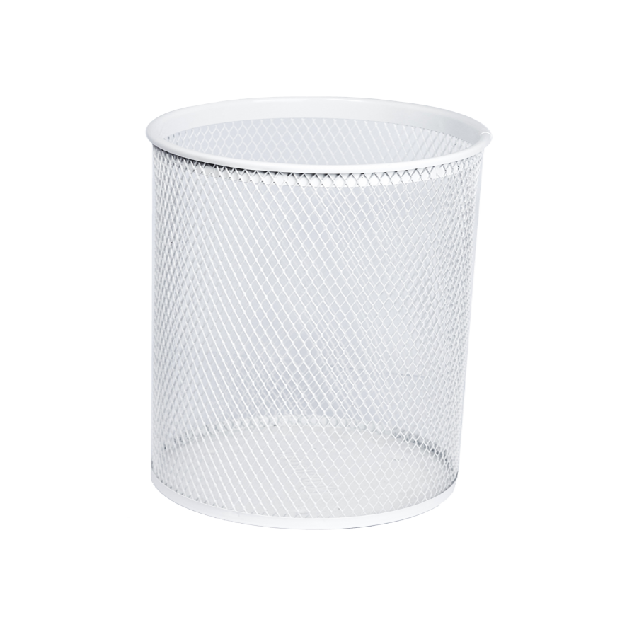 85970 Kруглoe мусорное ведро, белый цвет SANELA 