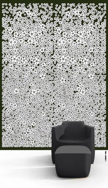 CONCEPTUWALL Уникальная полоса Champ de fleurs sun-id-1386581 - Вид №1