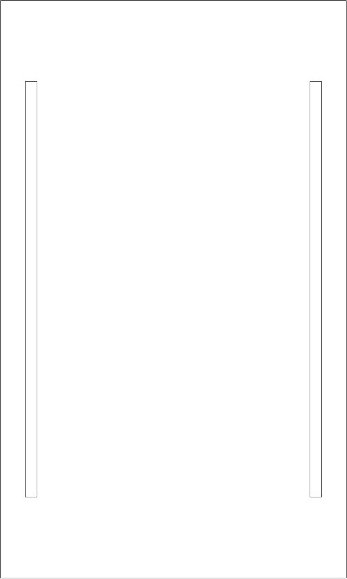 BY 2123 Зеркало с 2-мя встроенными LED-светильниками 14,5 W EVOFORM Ledline - Вид №1