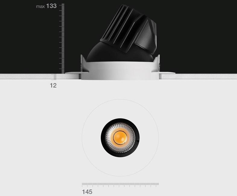 Centrsvet Регулируемый встраиваемый светодиодный светильник Point sun-id-1437704 - Вид №4
