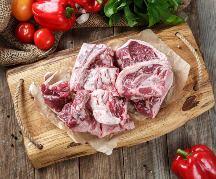 4072 Мясо баранье на кости для супа Вкусляндия 