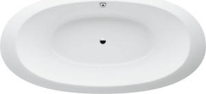H2439700006751 Ванна, отверстие слива в центре, материал акрил LAUFEN PRO