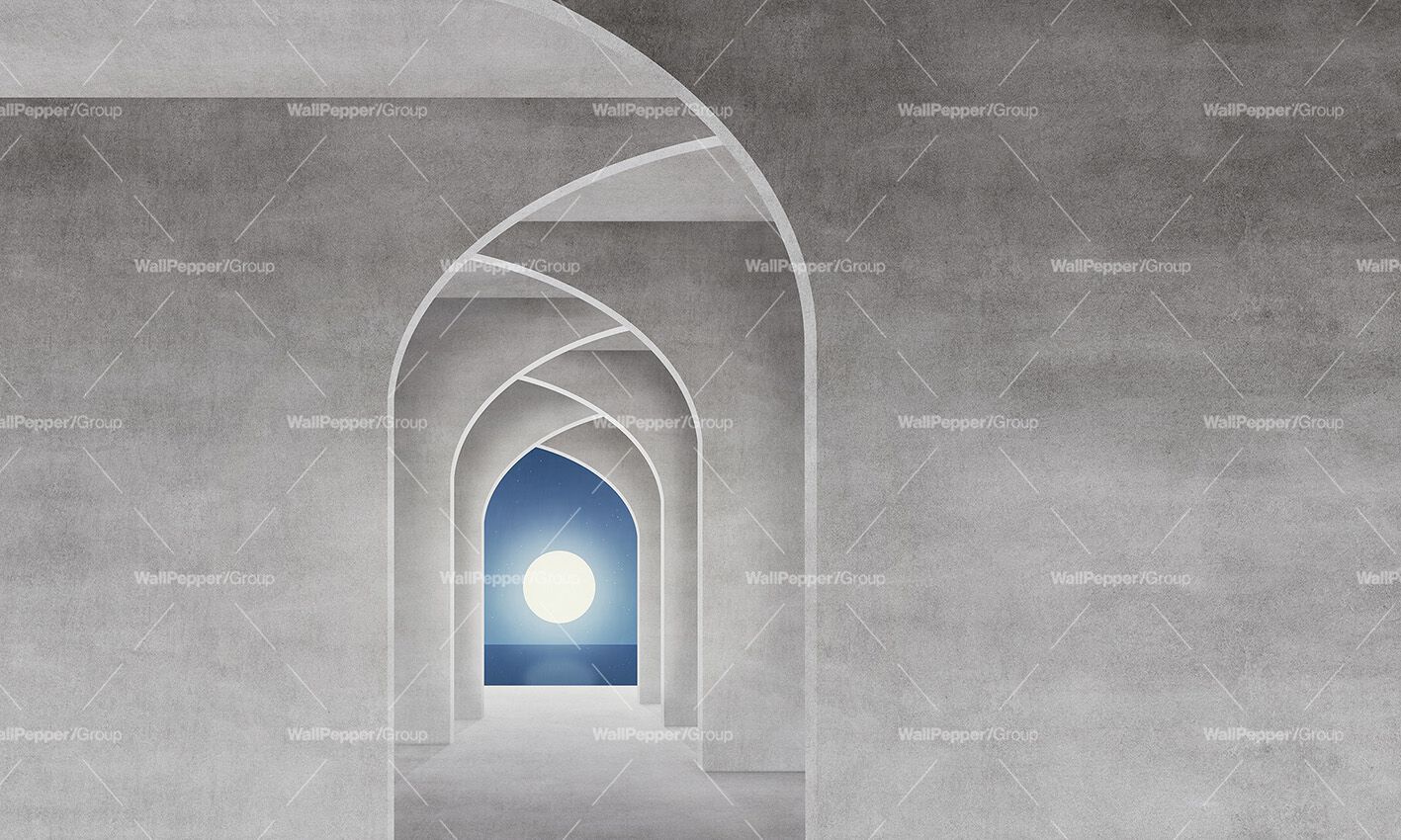 Carta da parati PVC free, eco-friendly, lavabile WallPepper LAYERS ARCH-00004605 - Вид №1