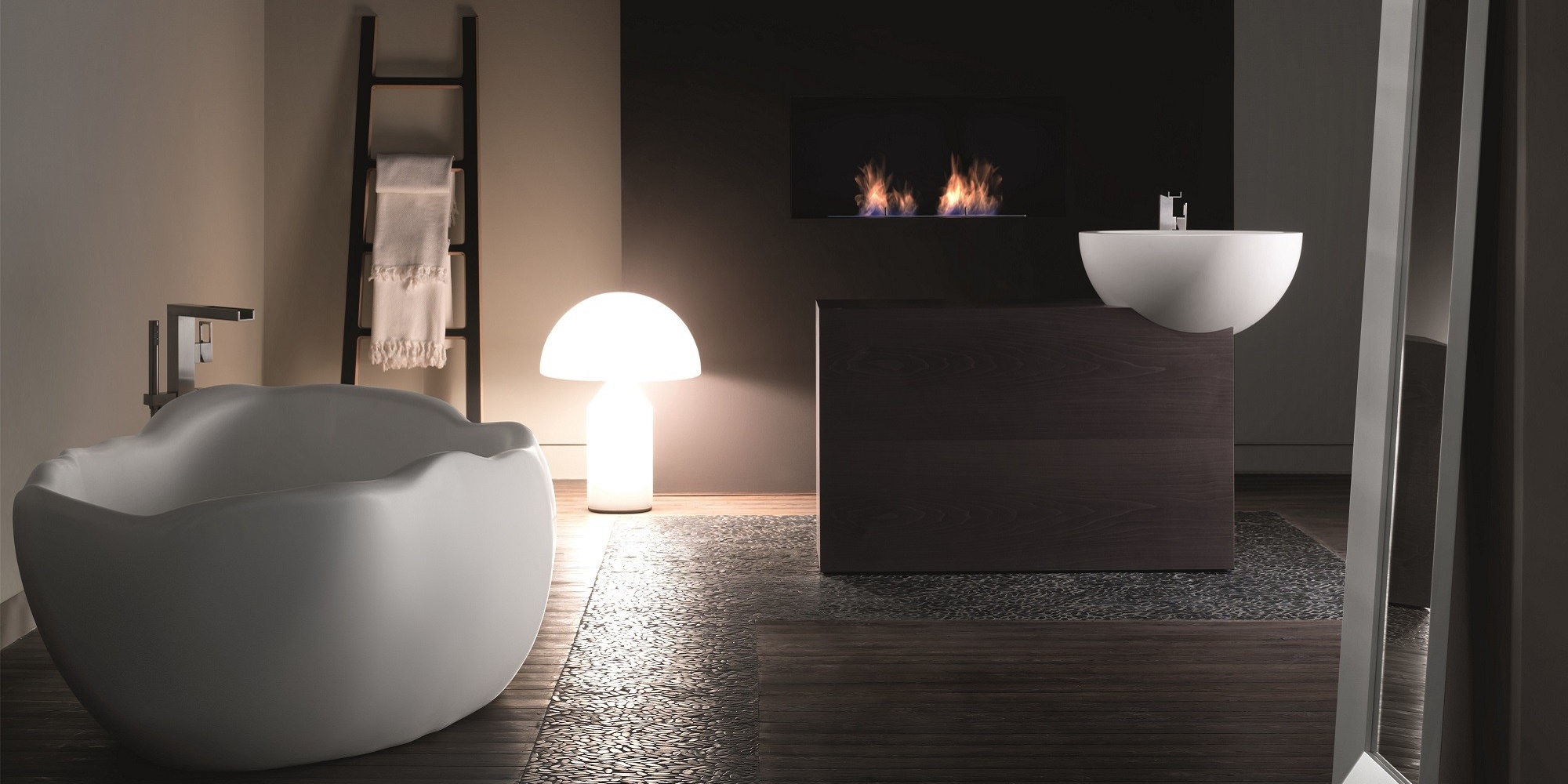 Toscoquattro Смеситель для ванны напольный Rubinetteria нерж.сталь 08CR4IS - Вид №4