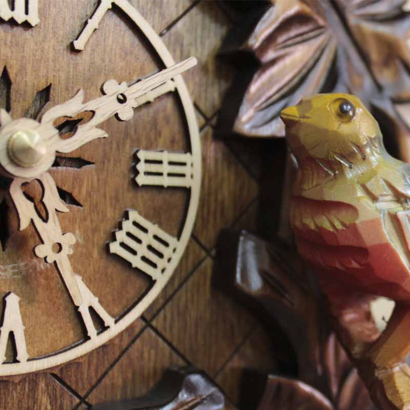 Часы настенные коричневые с кукушкой Sars 8С SARS ДИЗАЙНЕРСКИЕ 00-3967470 Коричневый  - Вид №2