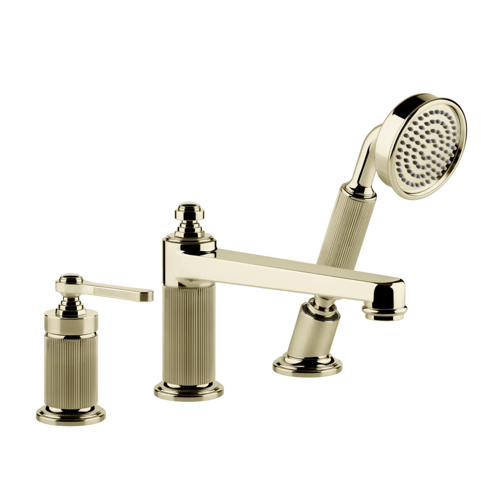 Смеситель для ванны 65037 710 Gessi Venti20 ЛАТУНЬ PVD 65037710