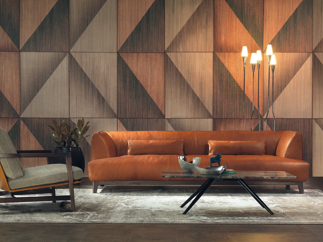 Кожаный диван Borzalino Greg ARCH-00125078 - Вид №10