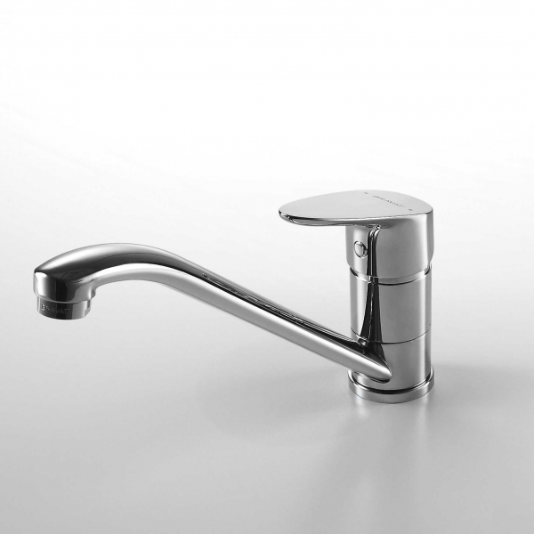 Смеситель для кухни низкий с изливом 220 мм DROP F74898C-2 bravat - Вид №1