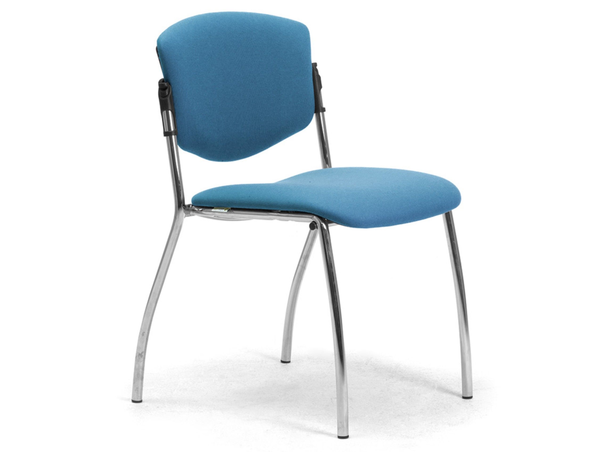 Стул из хромированной стали и ткани Leyform Valeria ARCH-00014526