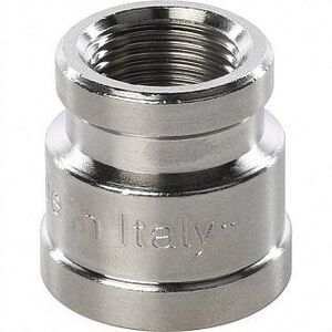Муфта переходная ВВ 1/2х3/8" никель STOUT