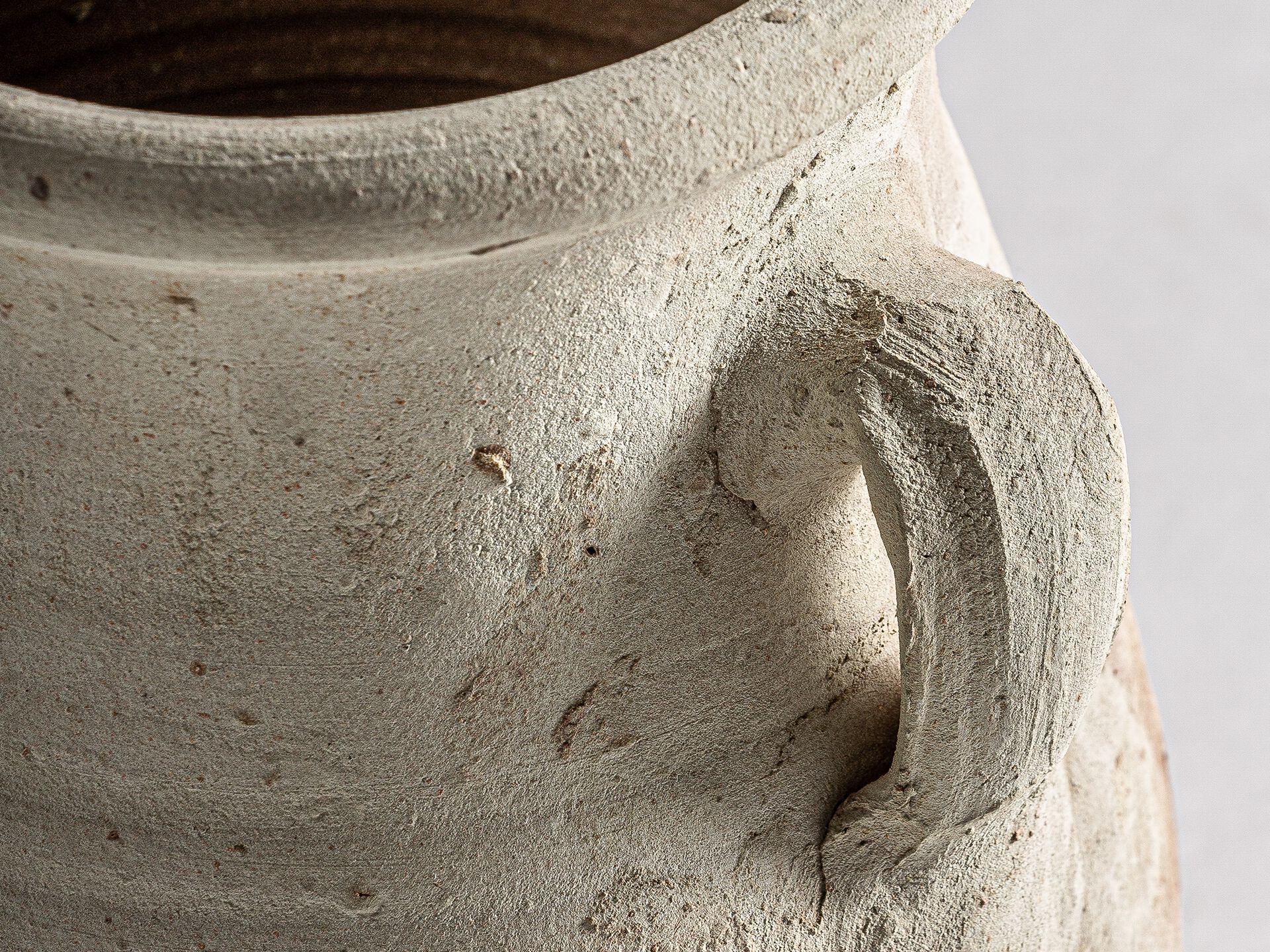 Круглая ваза ручной работы из камня Vical Home KANSARA ARCH-00128615 - Вид №2