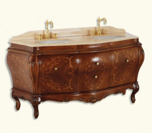 Intarsio-tumba Тумба с двумя раковинами Migliore