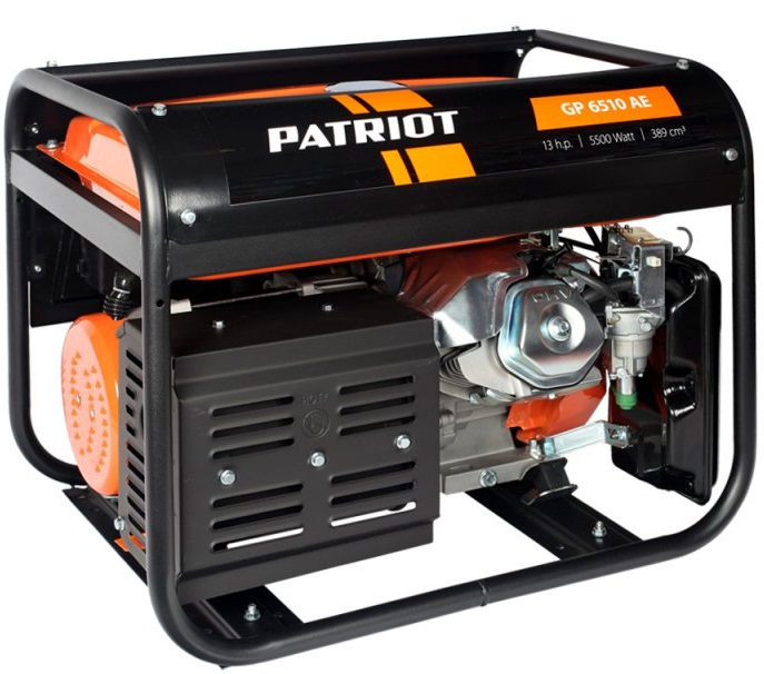 Электрогенератор   бензиновый Patriot GP 6510AE 1117158 STDN-0121511 - Вид №1