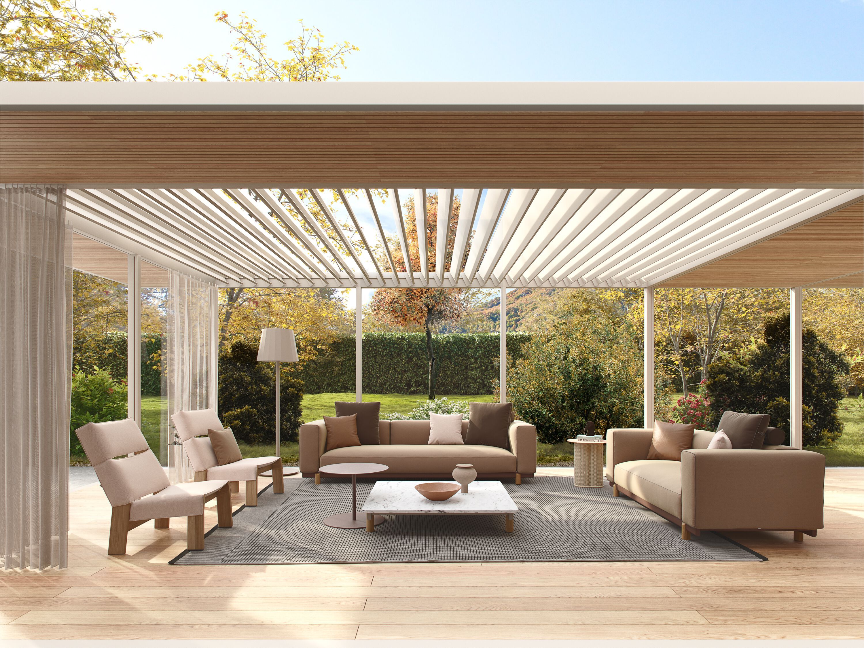 Квадратный алюминиевый журнальный столик Kettal Molo ARCH-00014598 - Вид №1