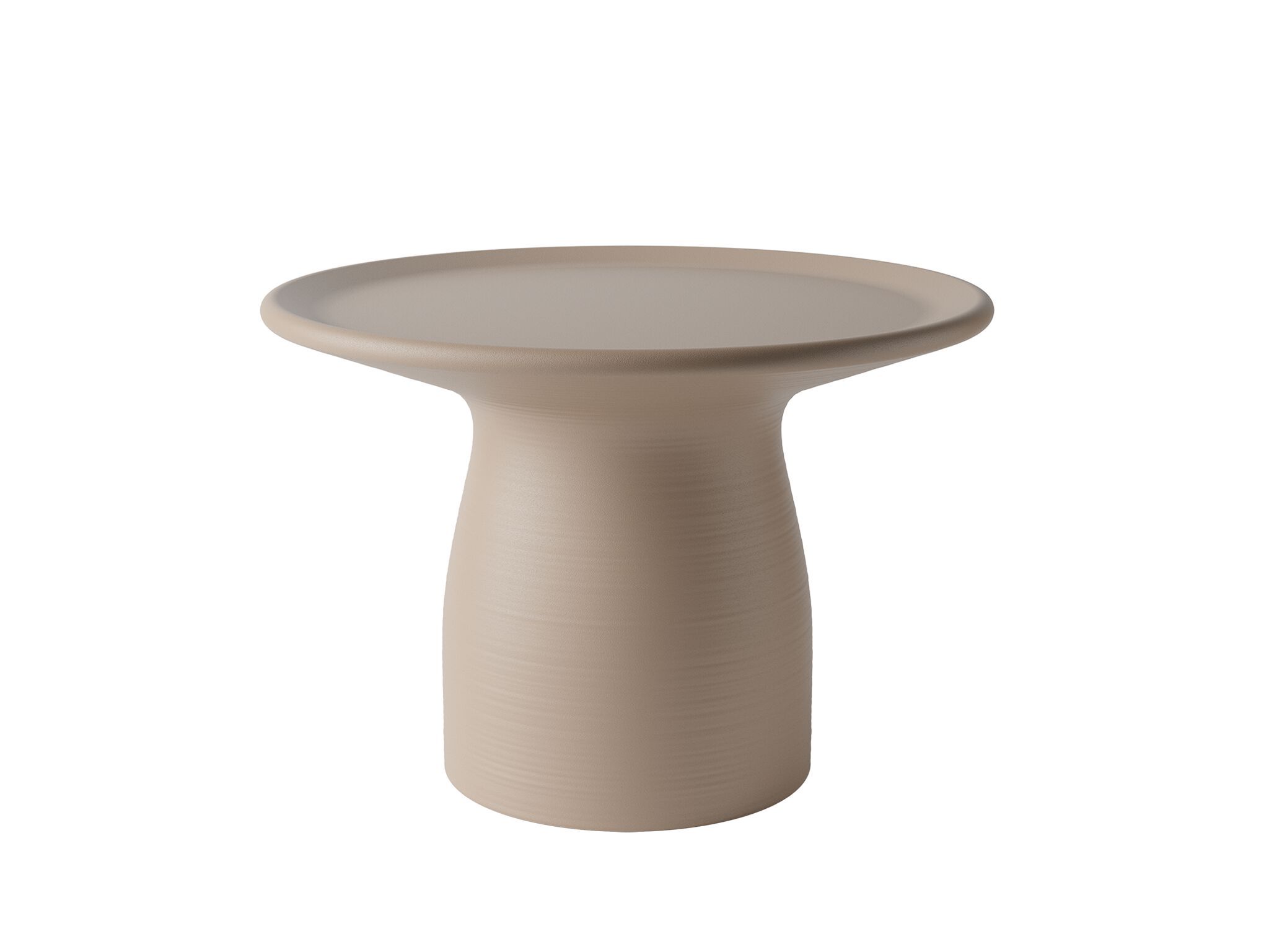 Полиэтилен низкий круглый журнальный столик Qeeboo Toto, Totino, Tata ARCH-00144631