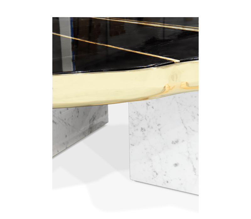 0-229 Navarra черно-белый центральный стол Boca Do Lobo  - Вид №21