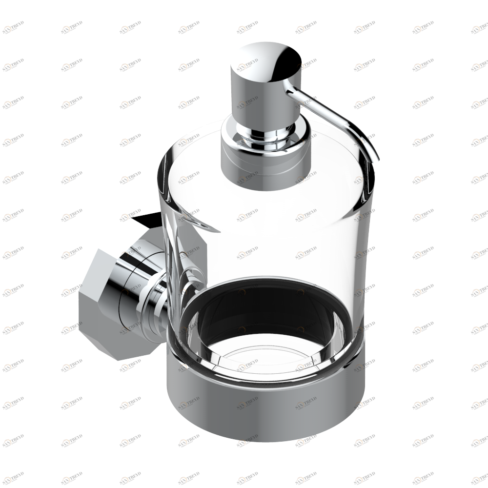 G8A-613 Дозатор для жидкого мыла настенный Thg-paris Les Ondes Хром G8A-613 CAT.A