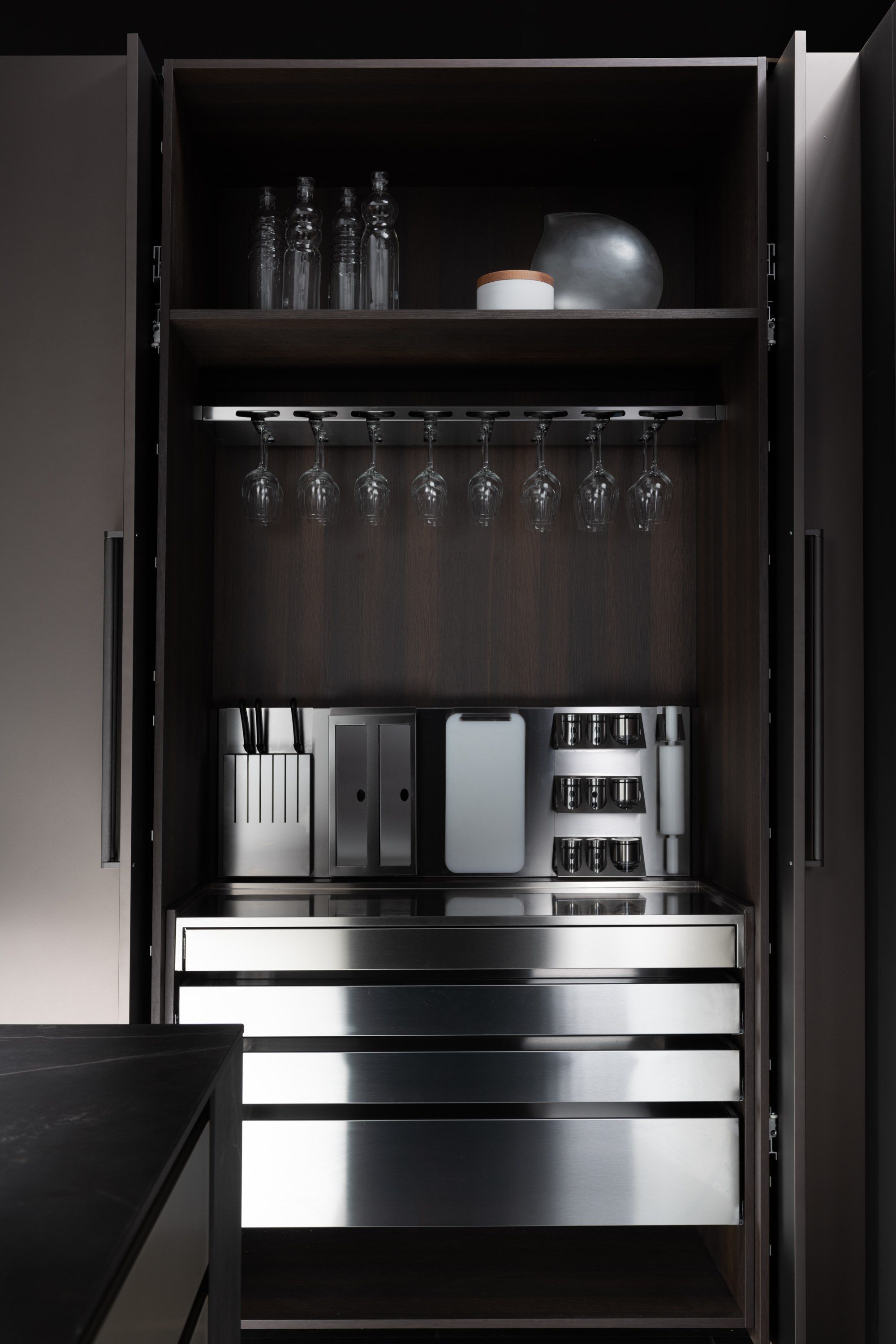 Встроенная кухня Dekton® с островом Floritelli Cucine ARCH-00067210 - Вид №11