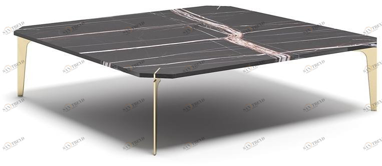 Capital Collection Низкий квадратный мраморный журнальный столик Eclectic sun-id-1351428