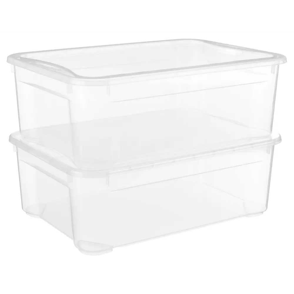 Santreyd Кристалл - прозрачный пластиковый контейнер с крышкой 31 л 13448920 STLM-0003174 - Вид №3