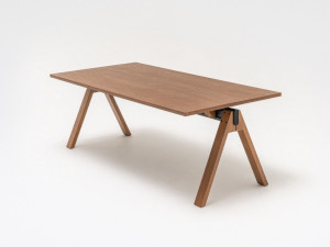 Деревянный секционный прямоугольный стол