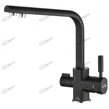 Steel Hammer SH 909 Black CR Смеситель для кухни Zorg 