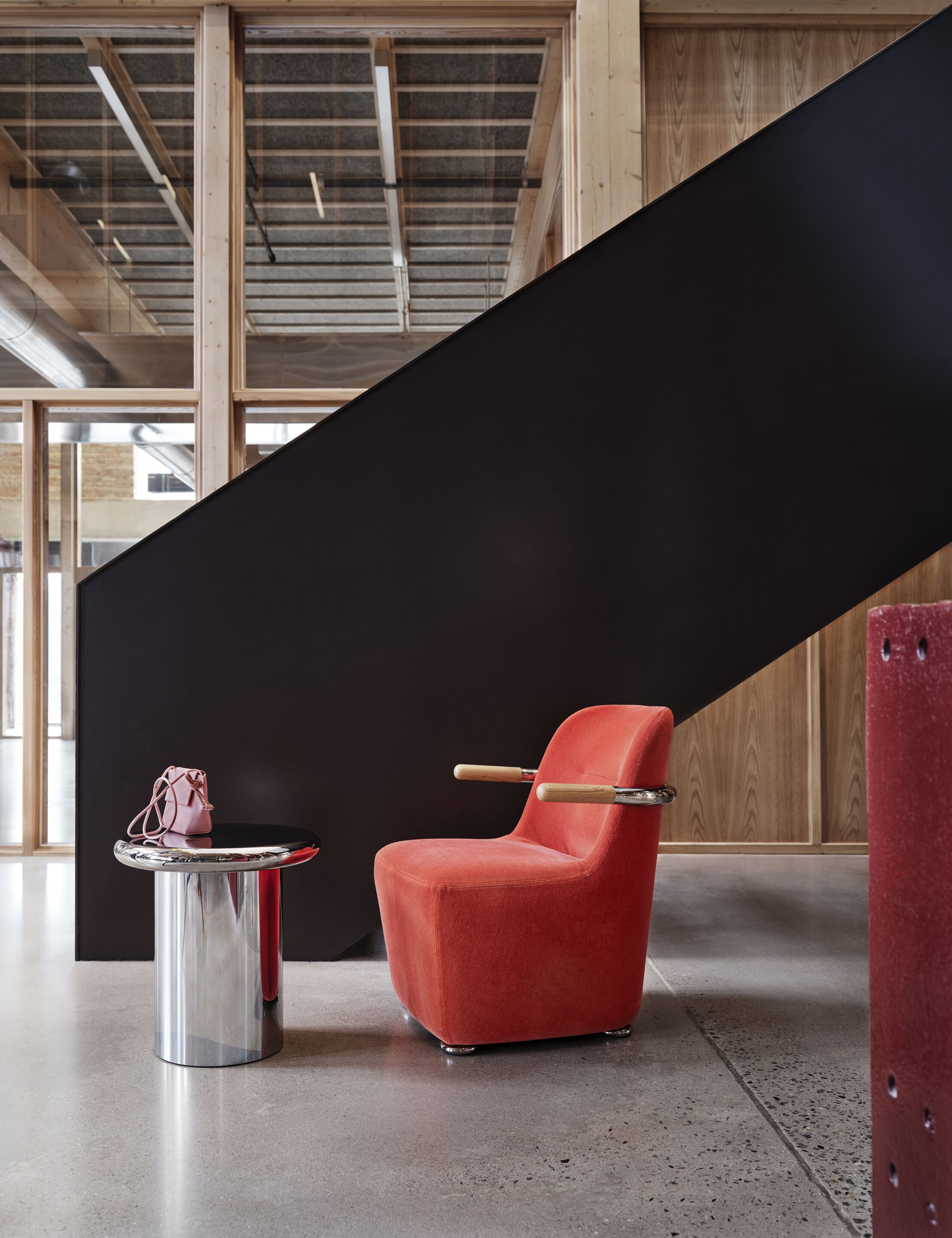 Круглый журнальный столик из зеркального стекла Bla Station BLANK ARCH-00053213 - Вид №6