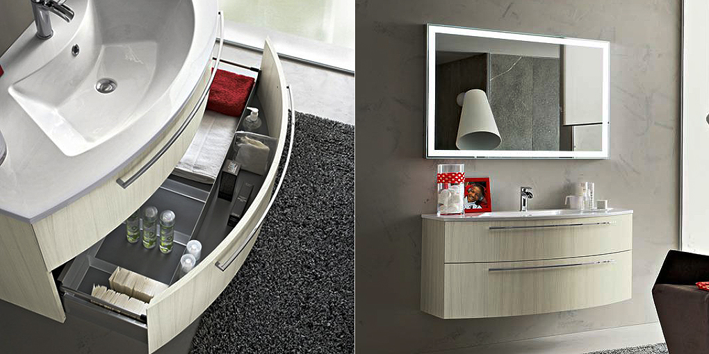 Комплект мебели для ванной комнаты Play 2012 94-95 Cerasa Play PLAY20129495 - Вид №1