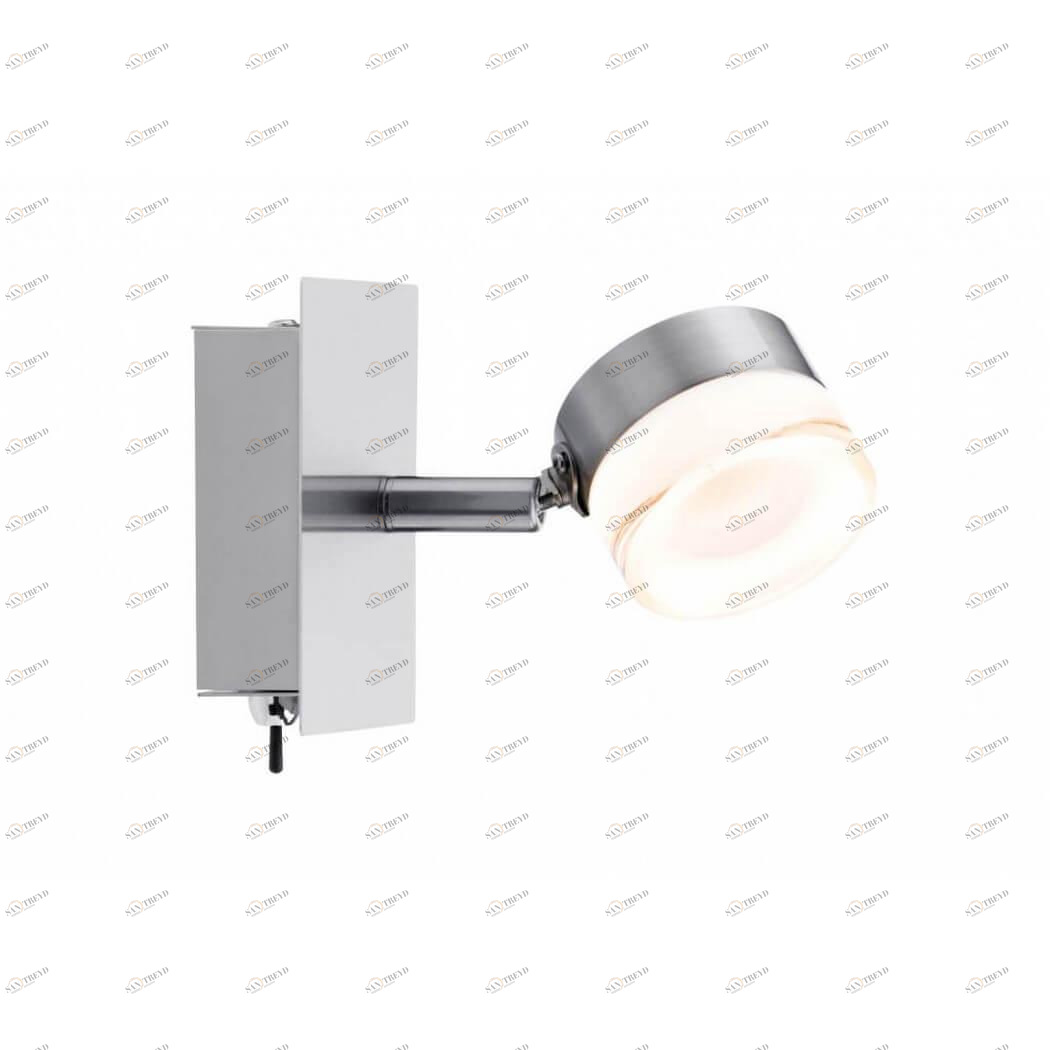 Спот настенный светодиодный белый Slice 60377 PAULMANN SLICE 00-3926859 Белый;серебро 