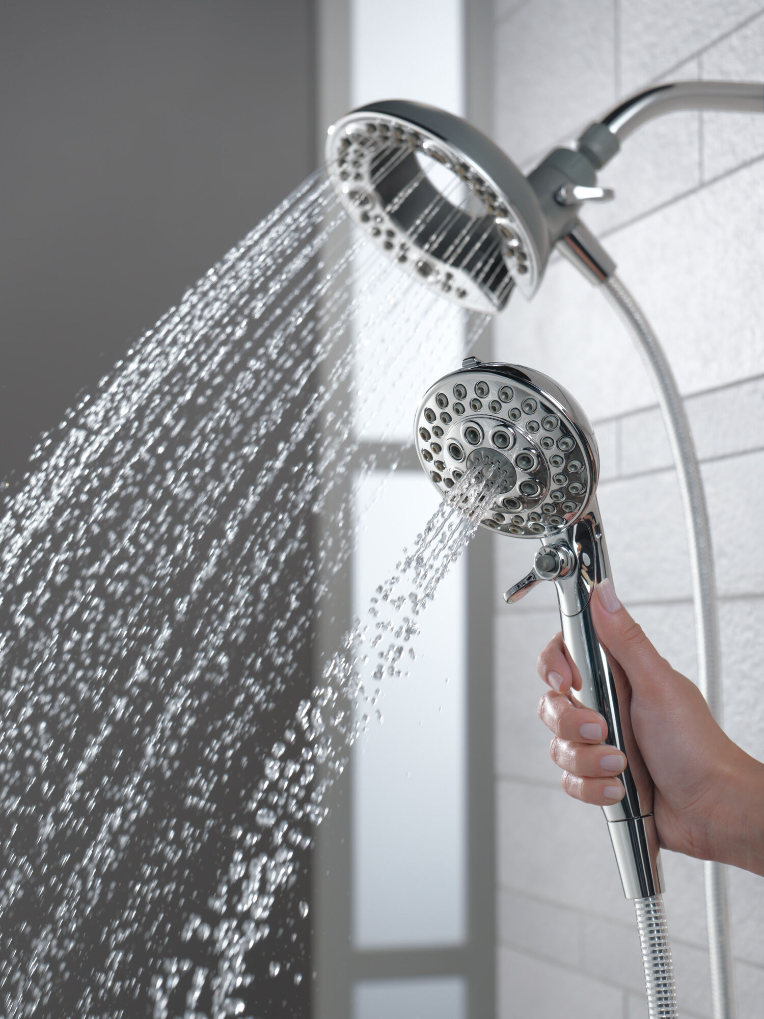 75588 In2ition® Душ два в одном Delta Faucet Universal Showering Хром  - Вид №6