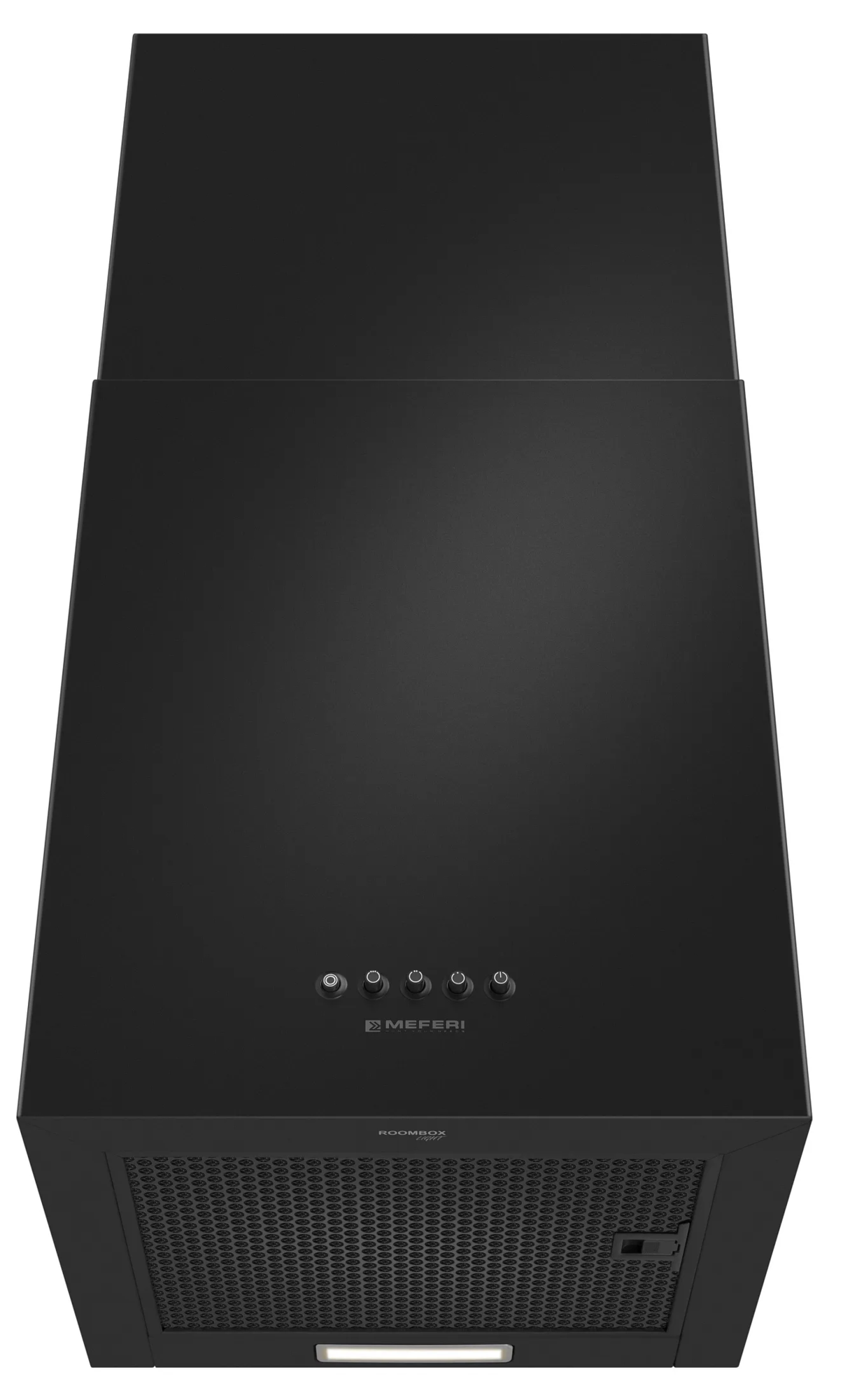 9168704 Вытяжка пристенная Meferi ROOMBOX40BK LIGHT черный STDN-0017900