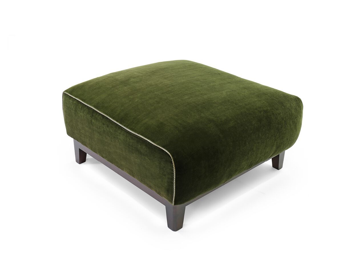 Квадратный бархатный пуф Borzalino ARCH-00086934 - Вид №1