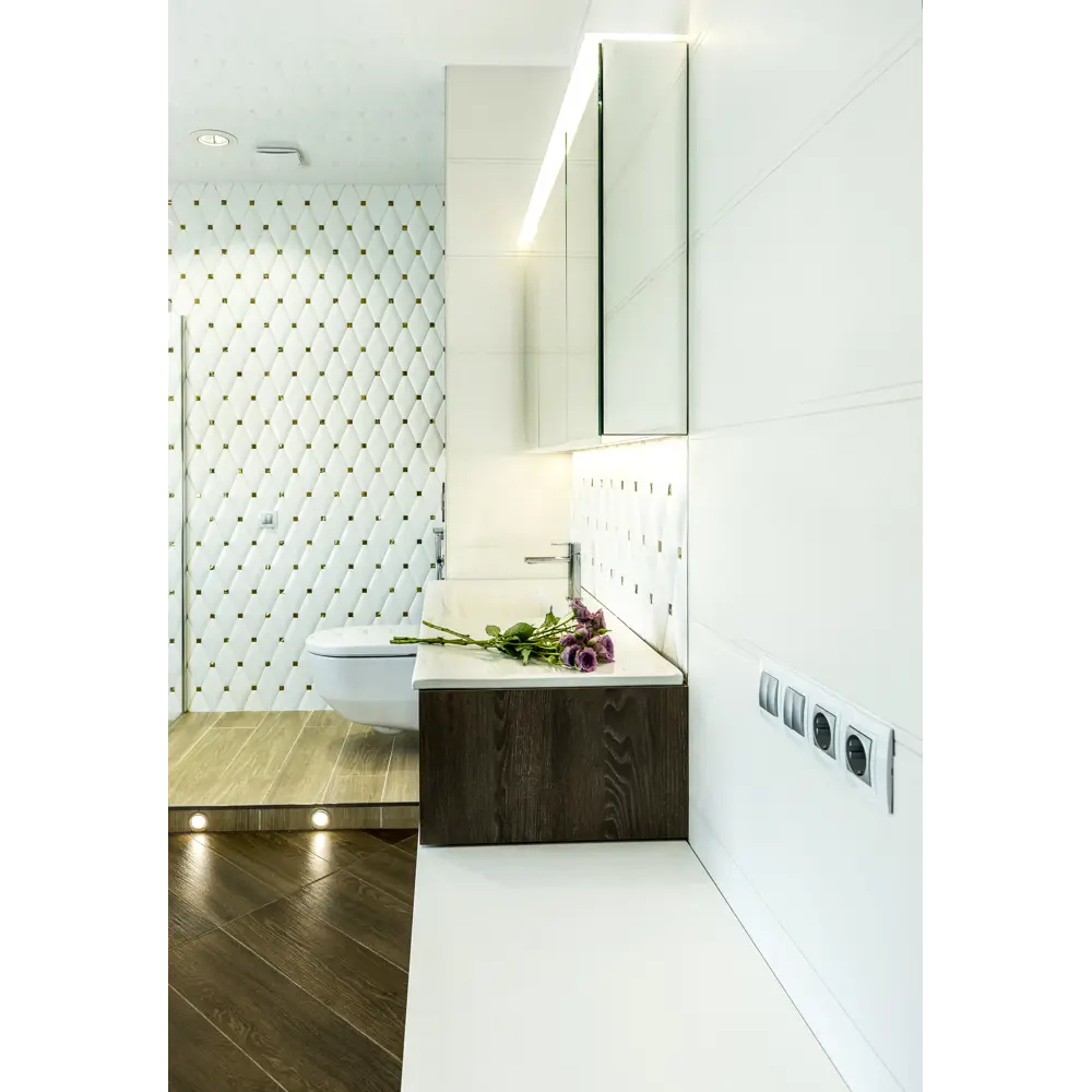 Рамка для розеток и выключателей Systeme Electric Unica 4 поста, цвет белый STLM-2151397 - Вид №2