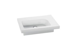 LI61 Подвесная раковина настенная прямоугольная Neroceramica  белая