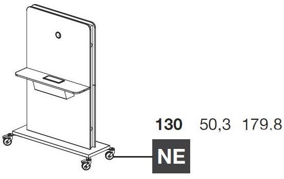 Bralco Поворотная опора для монитора / телевизора из меламина Flipper sun-id-1488557 - Вид №4