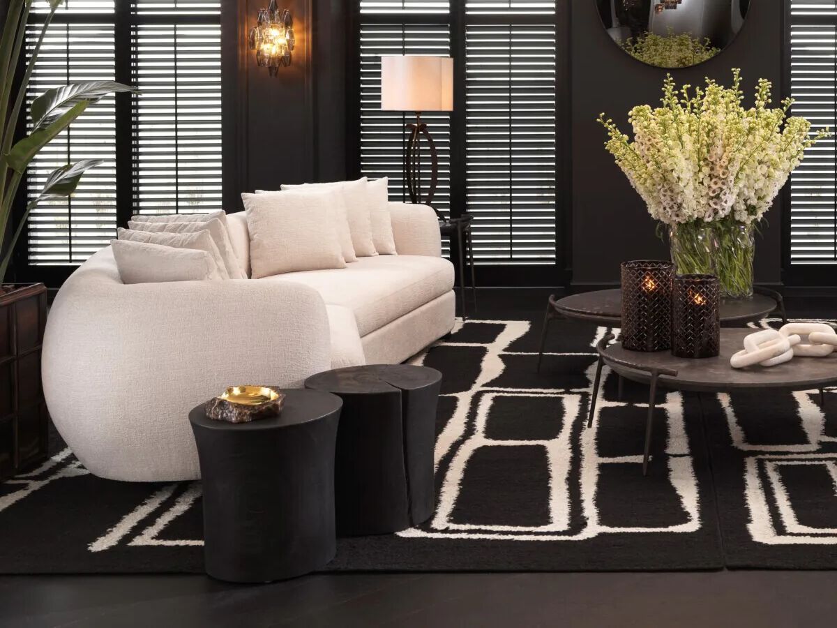 Круглый деревянный журнальный столик Suar для гостиной Eichholtz OASIS ARCH-00142381 - Вид №4